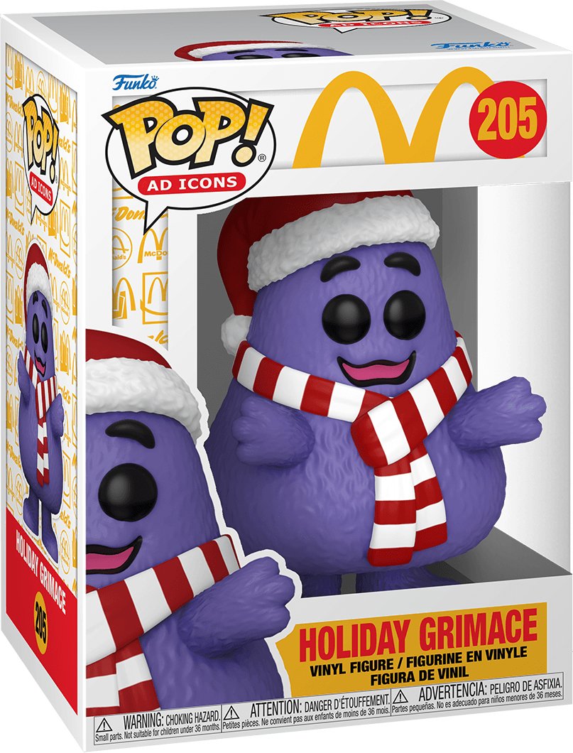 Pop! Ad Icons - McDonald's - Holiday Grimace - #205 Funko 889698740654