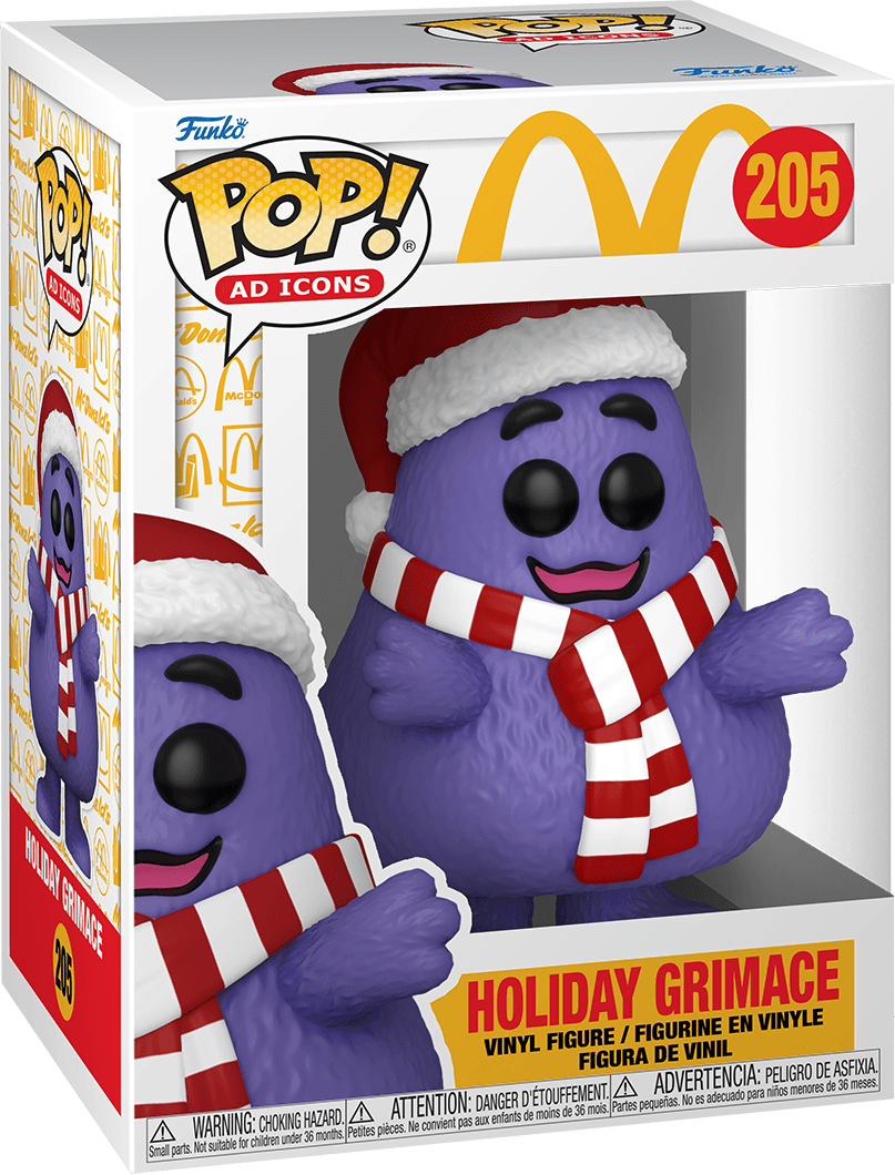 Pop! Ad Icons - McDonalds - Holiday Grimace - #205 - Hobby Champion Inc