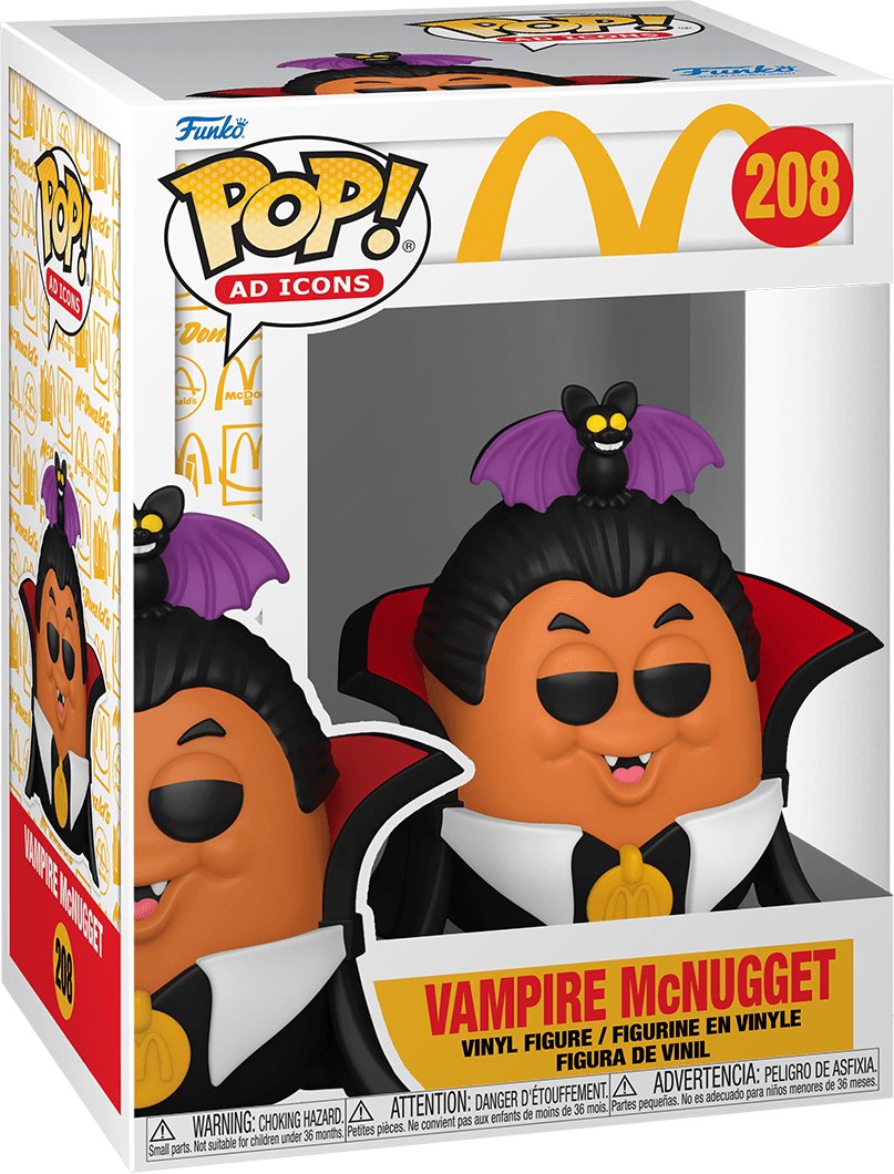 Pop! Ad Icons - McDonald's - Vampire McNugget - #208 Funko 889698740685