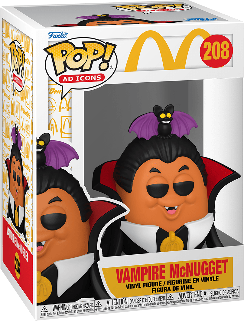 Pop! Ad Icons - McDonalds - Vampire McNugget - #208 - Hobby Champion Inc