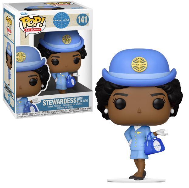 Pop! Ad Icons - Pan Am - Stewardess With Blue Bag - #141 Funko 889698578936