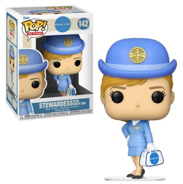 Pop! Ad Icons - Pan Am - Stewardess With White Bag - #142 Funko 889698568166