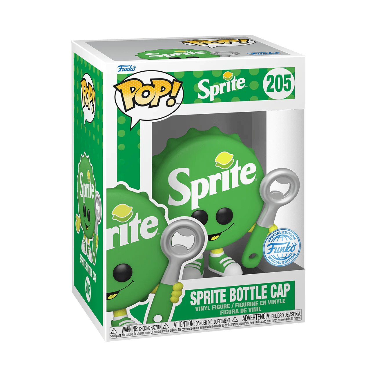 Pop! Ad Icons - Sprite - Sprite Bottle Cap - #205 - Funko SPECIAL Edition Funko 889698559980