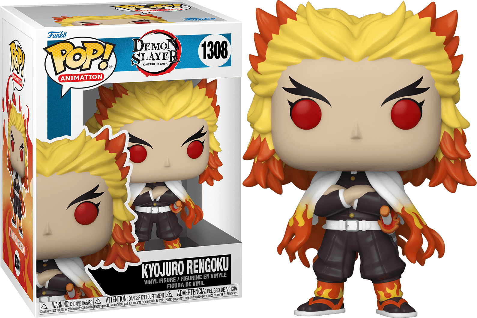 Pop! Animation - Demon Slayer - Kyojuro Rengoku - #1308 Funko 889698656238