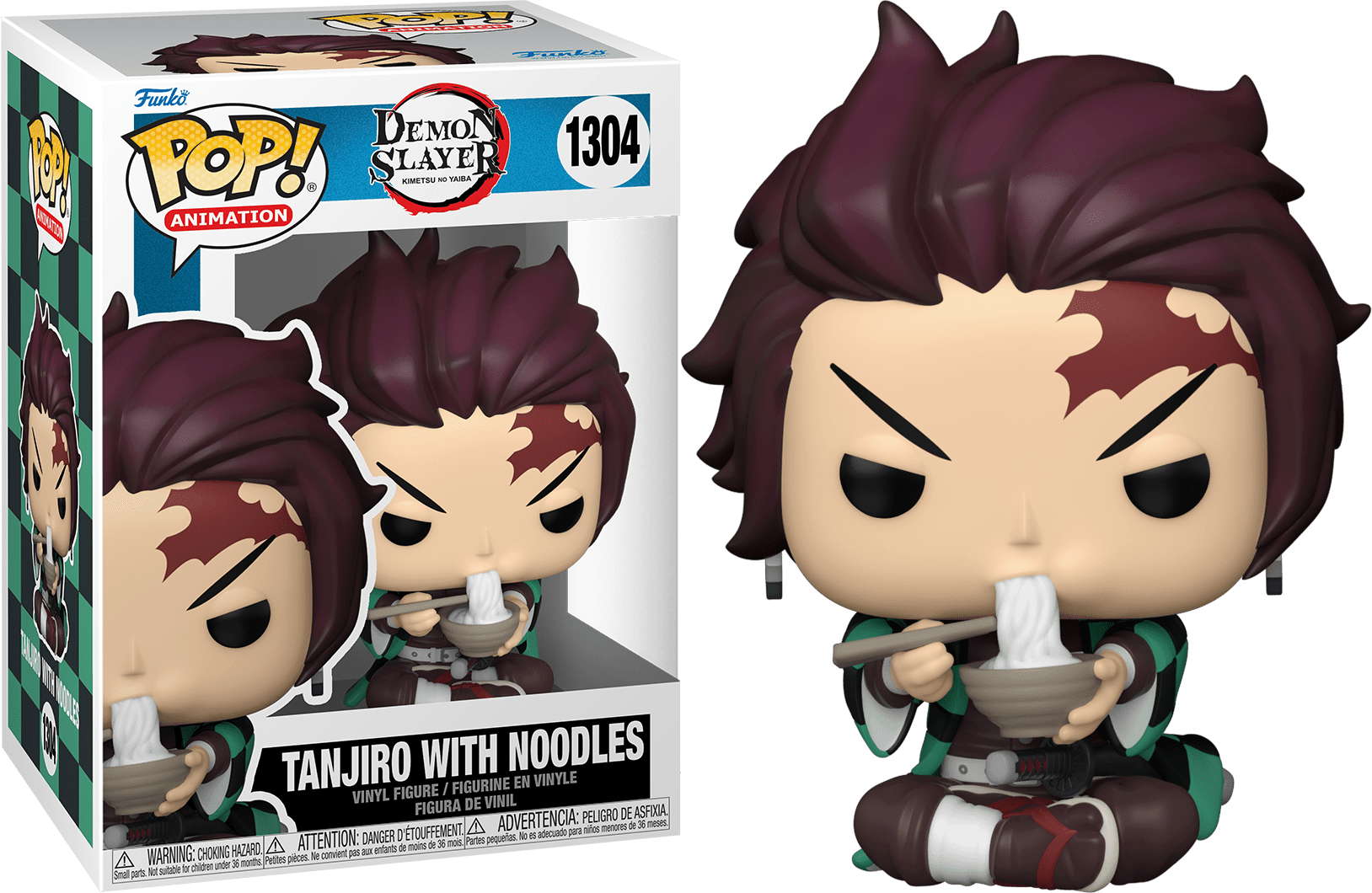 Pop! Animation - Demon Slayer - Tanjiro With Noodles - #1304 Funko 889698573467