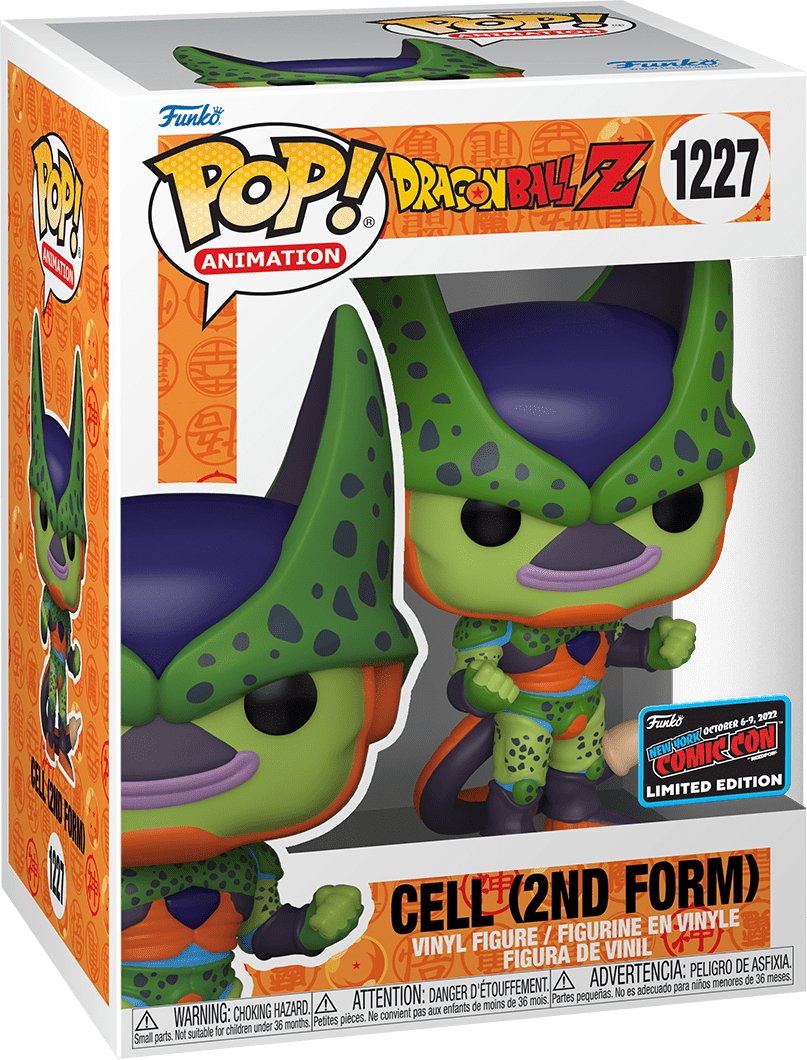 Pop! Animation - Dragon Ball Z - Cell (2nd Form) - #1227 - LIMITED Edition EXCLUSIVE 2022 New York ComicCon Funko 889698670593