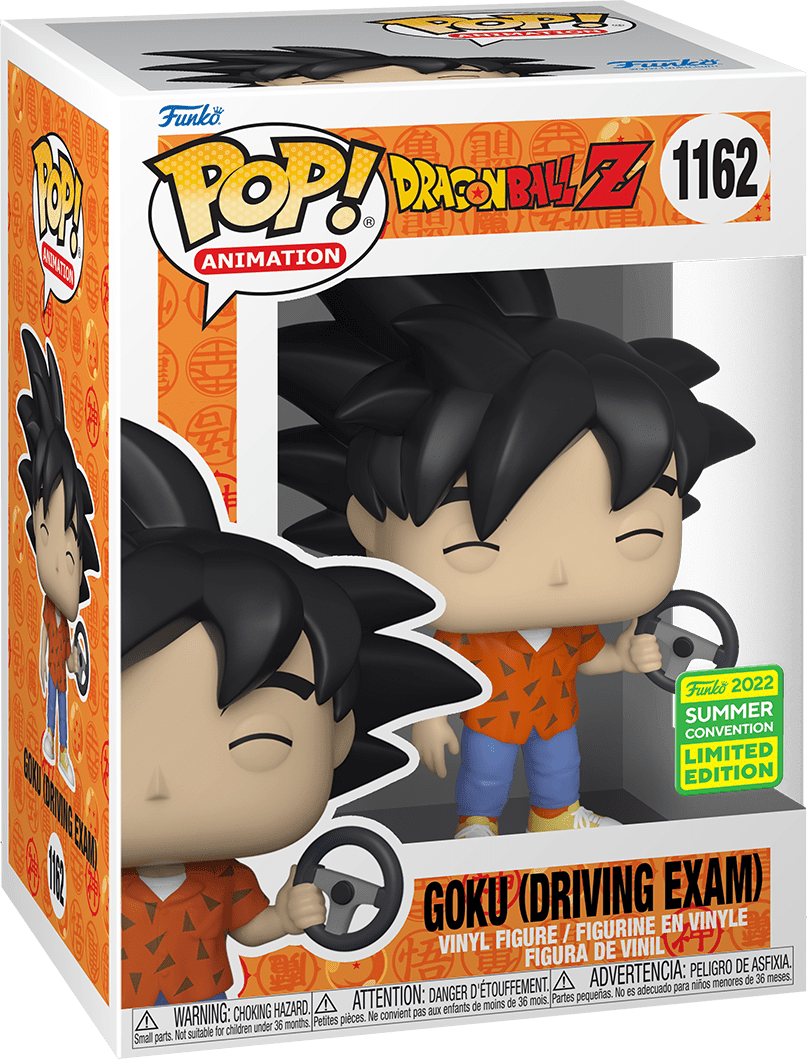 Pop! Animation - Dragon Ball Z - Goku (Driving Exam) - #1162 - 2022 Summer Convention LIMITED Edition - Hobby Champion Inc