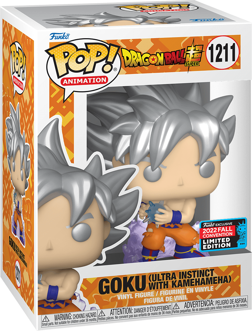 Pop! Animation - Dragon Ball Z - Goku (Ultra Instinct With Kamehameha) - #1211 - 2022 New York Fall Convention LIMITED Edition - Hobby Champion Inc