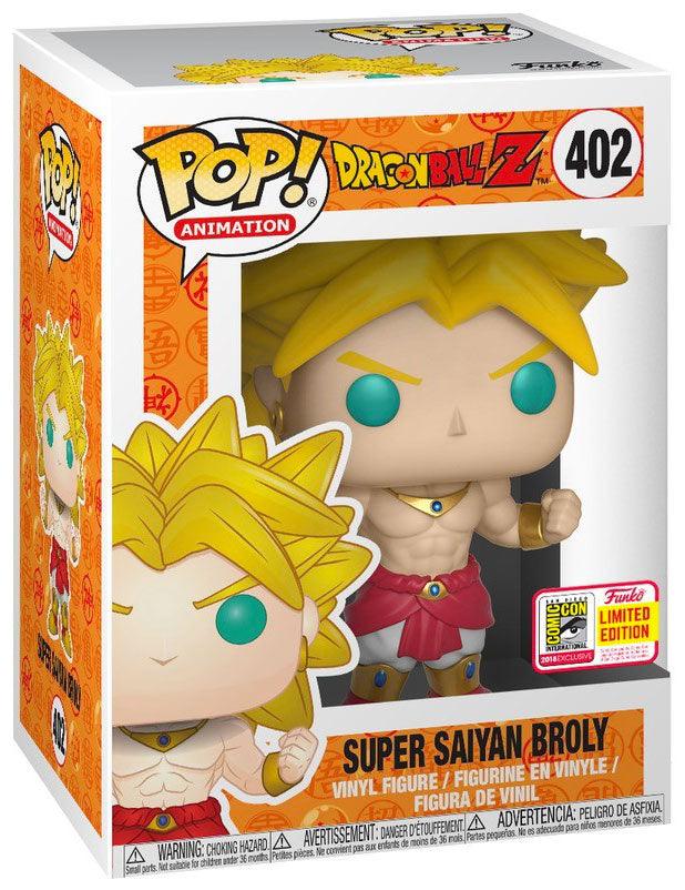 Pop! Animation - Dragon Ball Z - Super Saiyan Broly - #402 - 2018 San Diego Comic Con EXCLUSIVE LIMITED Edition - Hobby Champion Inc