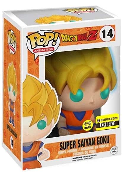 Pop! Animation - Dragon Ball Z - Super Saiyan Goku - #14 - Glow In The Dark & Entertainment Earth EXCLUSIVE - Hobby Champion Inc