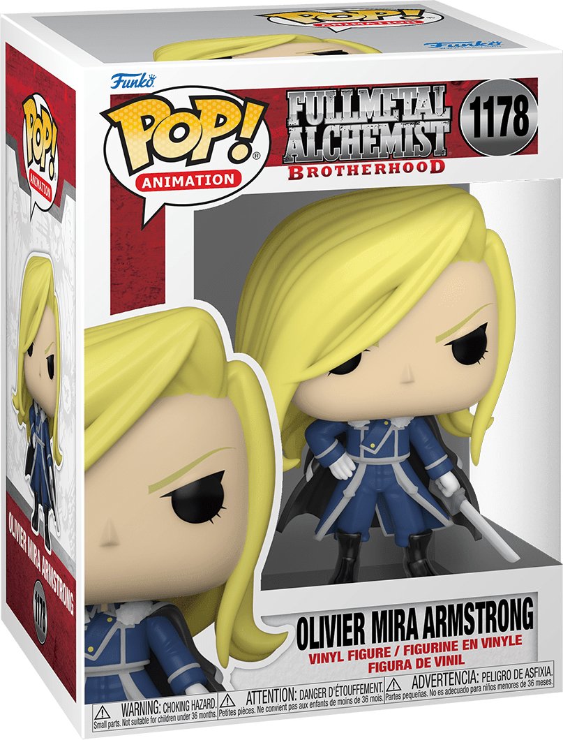 Pop! Animation - Fullmetal Alchemist - Olivier Mira Armstrong - #1178 Funko 889698577380