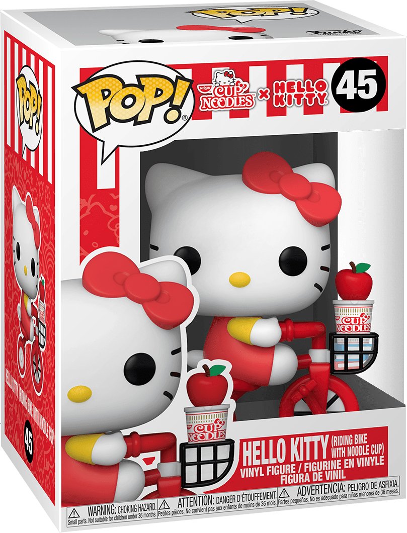 Pop! Animation - Hello Kitty (Riding Bike with Noodle Cup) - #45 Funko 889698557658