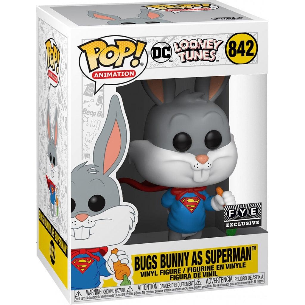 Pop! Animation - Looney Tunes - Bugs Bunny As Superman - #842 - FYE EXCLUSIVE Funko 889698491631