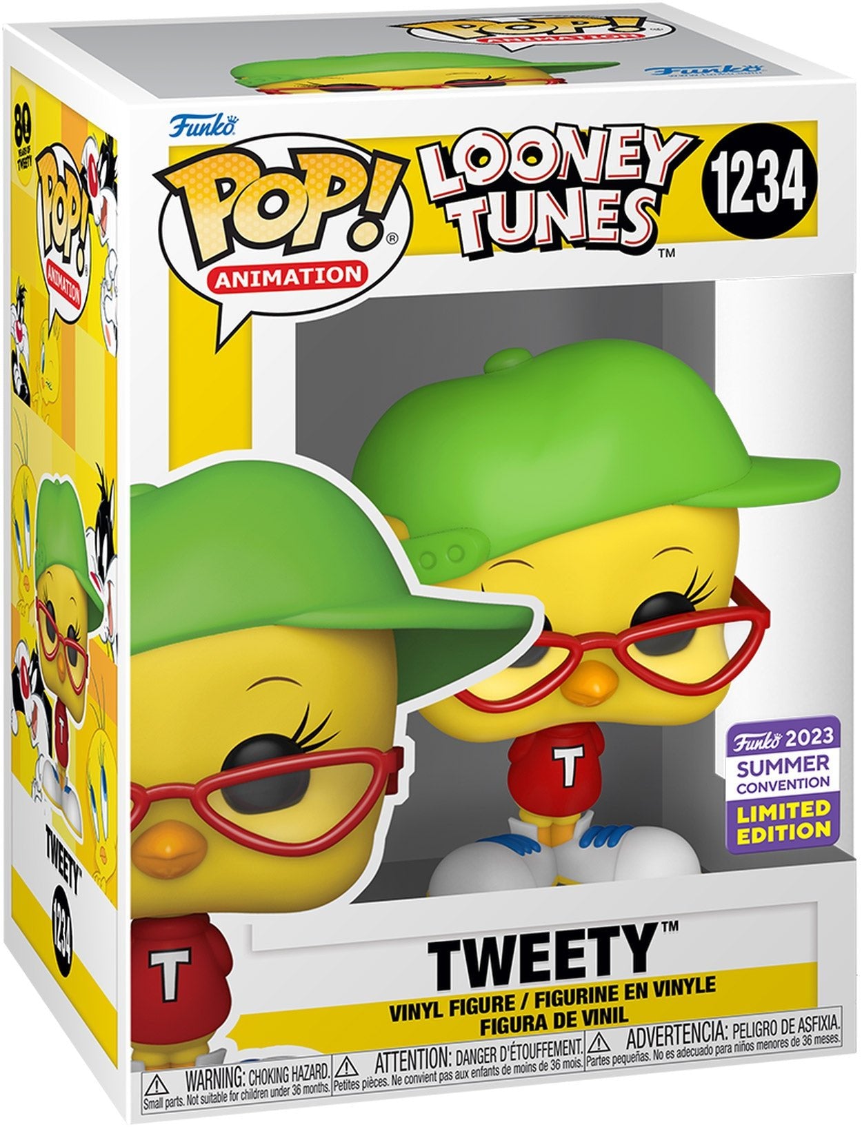 Pop! Animation - Looney Tunes - Tweety - #1234 - 2023 Summer Convention EXCLUSIVE Funko 889698682466