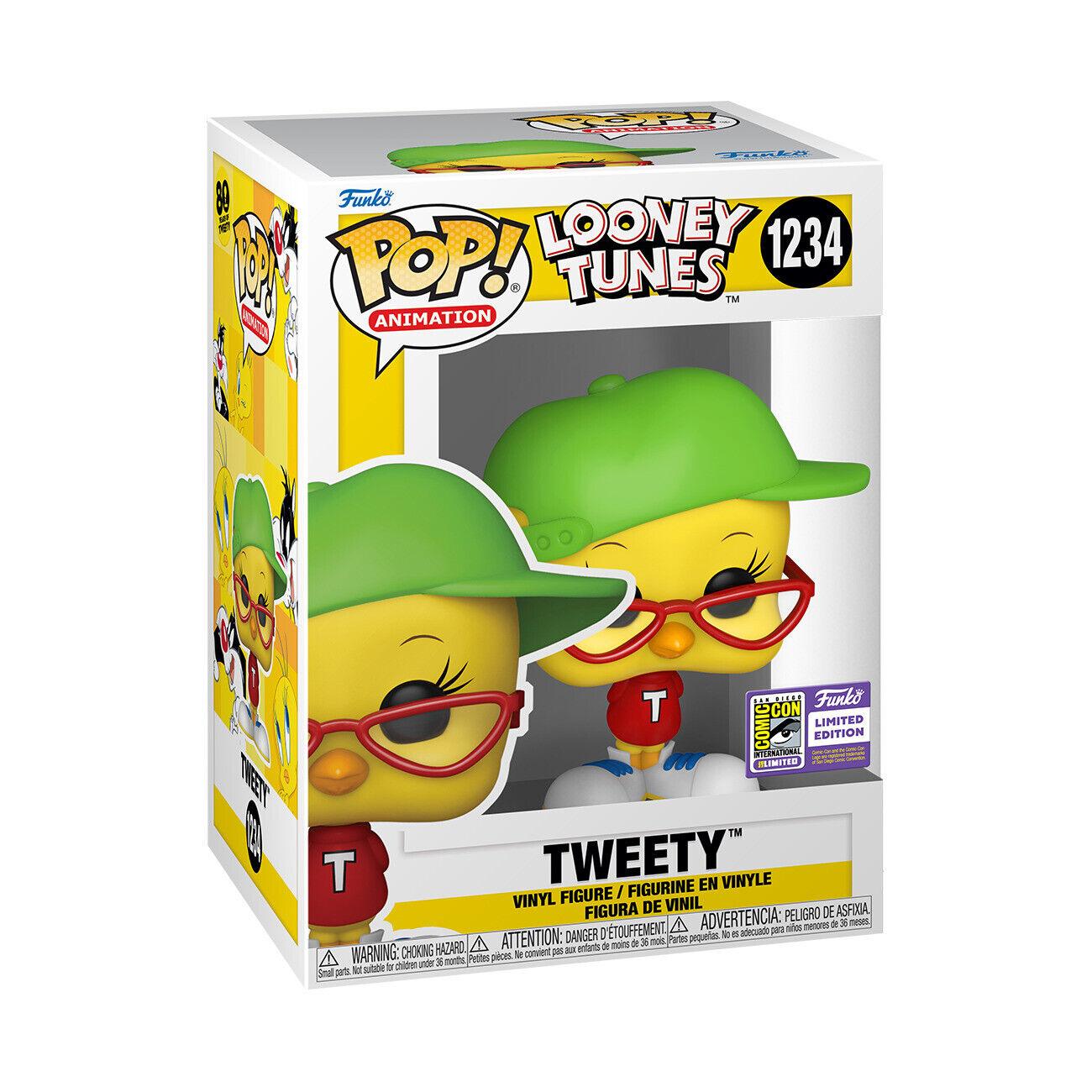 Pop! Animation - Looney Tunes - Tweety - #1234 - LIMITED Edition EXCLUSIVE 2023 San Diego ComicCon Funko 889698682466