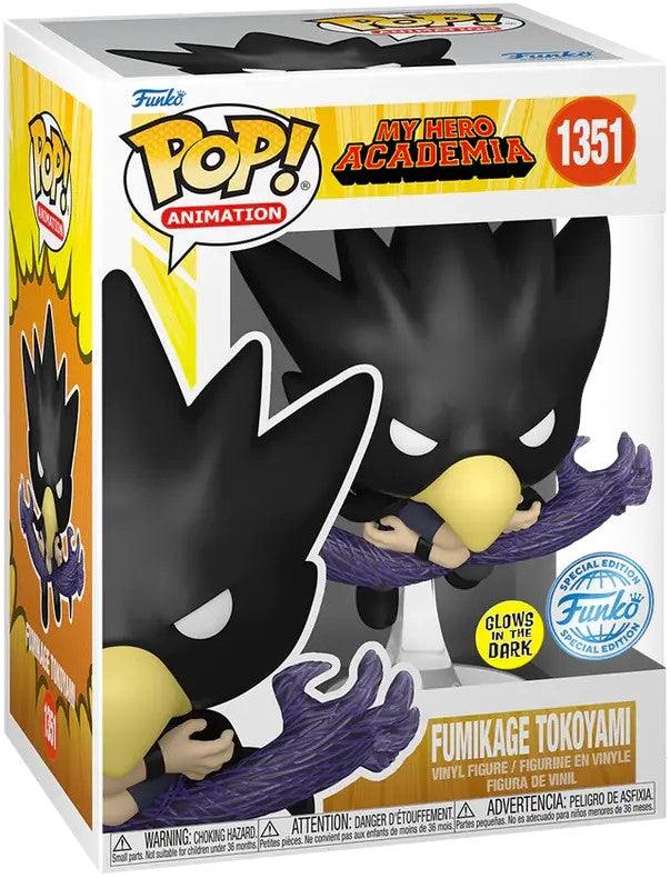 Pop! Animation - My Hero Academia - Fumikage Tokoyami - #1351 - Glows In The Dark & Funko SPECIAL Edition Funko 889698686228