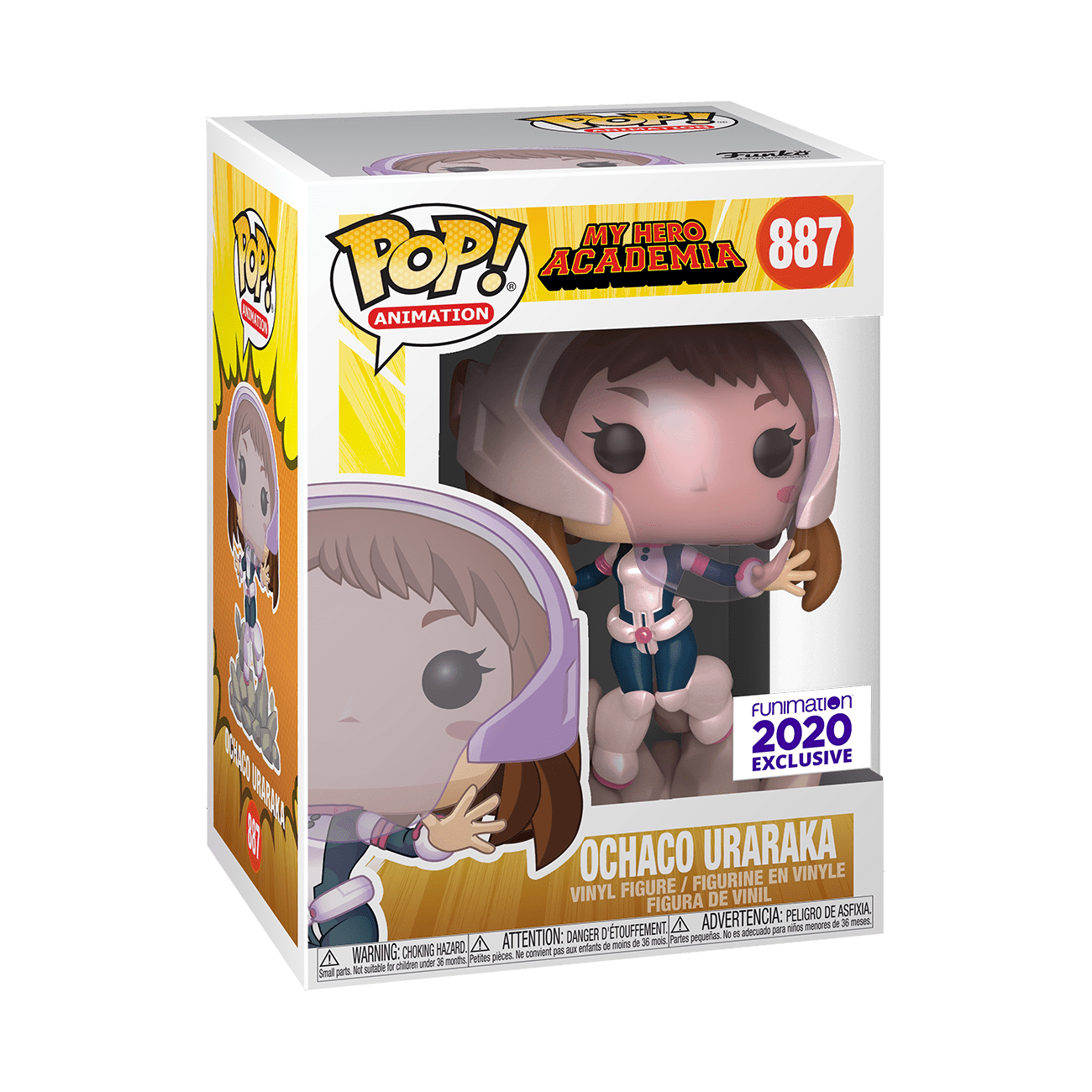 Pop! Animation - My Hero Academia - Ochaco Uraraka - #887 - Funimation 2020 EXCLUSIVE Funko 889698517287