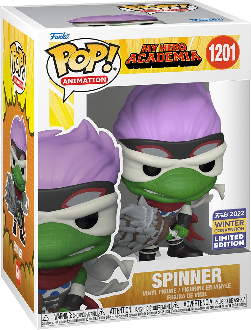 Pop! Animation - My Hero Academia - Spinner - #1201 - 2022 Winter Convention LIMITED Edition Funko 889698659666