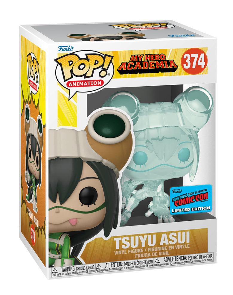 Pop! Animation - My Hero Academia - Tsuyu - #374 - 2021 New York Fall Convention EXCLUSIVE Funko 889698488389