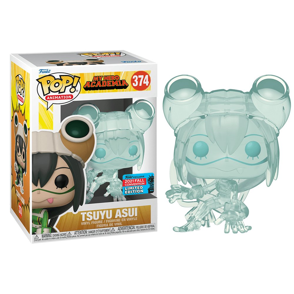 Pop! Animation - My Hero Academia - Tsuyu - #374 - 2021 New York Fall Convention EXCLUSIVE Funko 889698488389