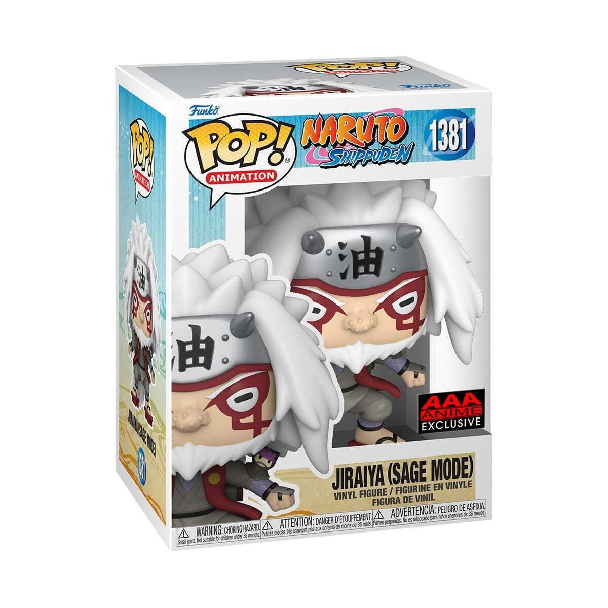 Pop! Animation - Naruto Shippuden - Jiraiya (Sage Mode) - #1381 - AAA Anime EXCLUSIVE Funko 889698664776