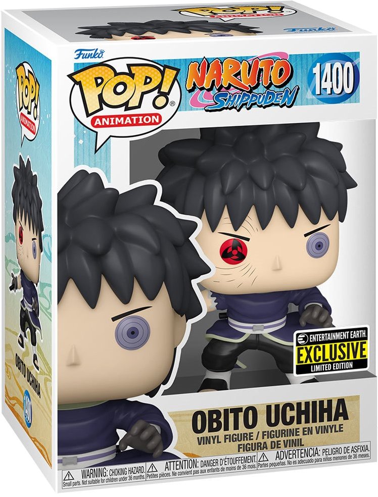 Pop! Animation - Naruto Shippuden - Obito Uchiha - #1400 - Entertainment Earth EXCLUSIVE Funko 889698682701