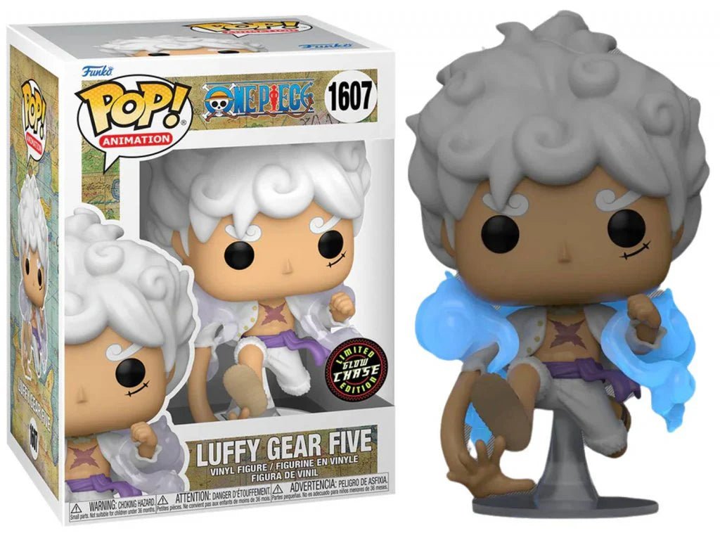 Pop! Animation - One Piece - Luffy Gear Five - #1607 - Glows In The Dark & LIMITED CHASE Edition Funko 889698793216