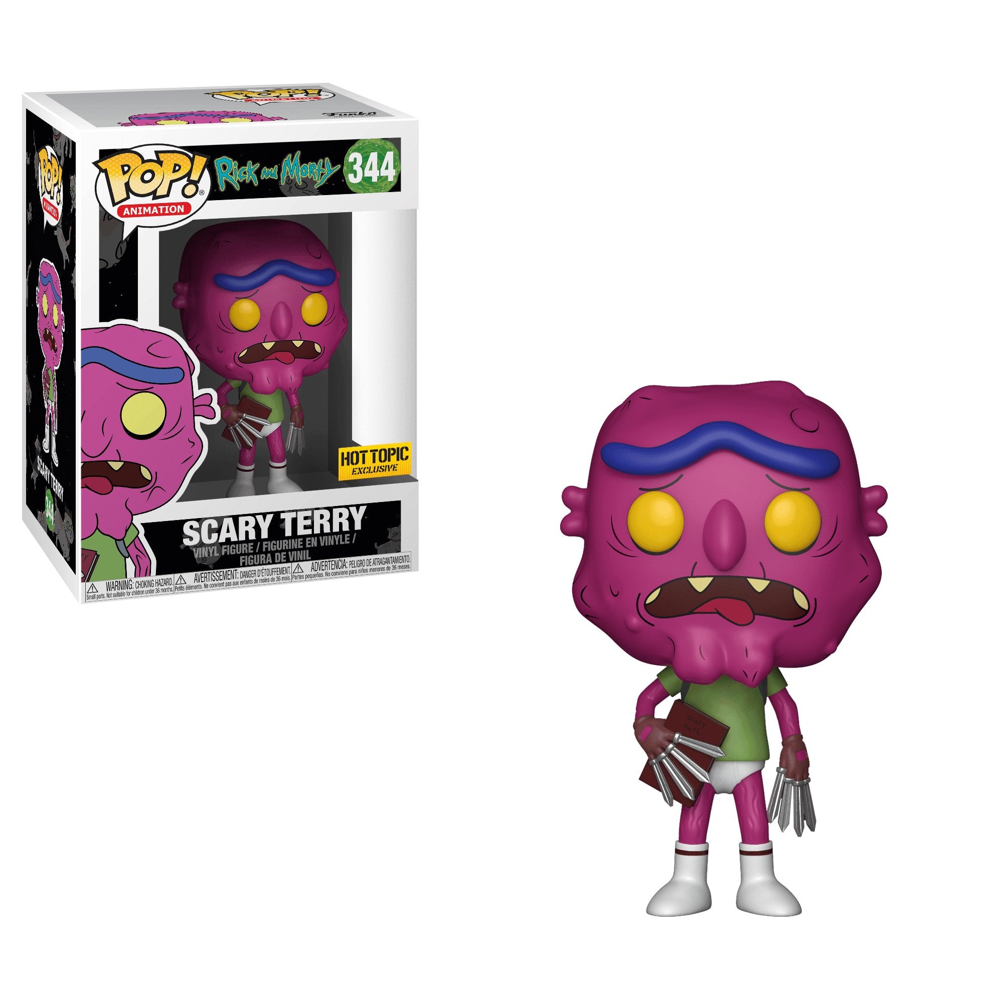 Pop! Animation - Rick and Morty - Scary Terry - #344 - Hot Topic EXCLUSIVE Funko 889698260411