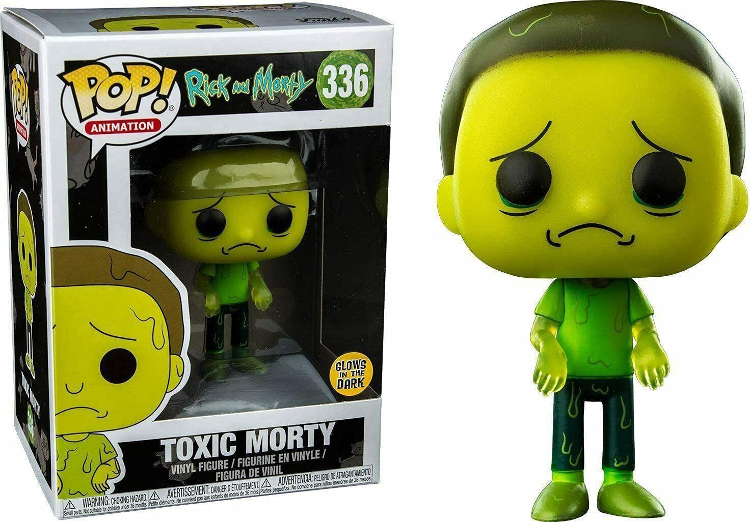 Pop! Animation - Rick and Morty - Toxic Morty - #336 - Glows In The Dark Funko 889698287913