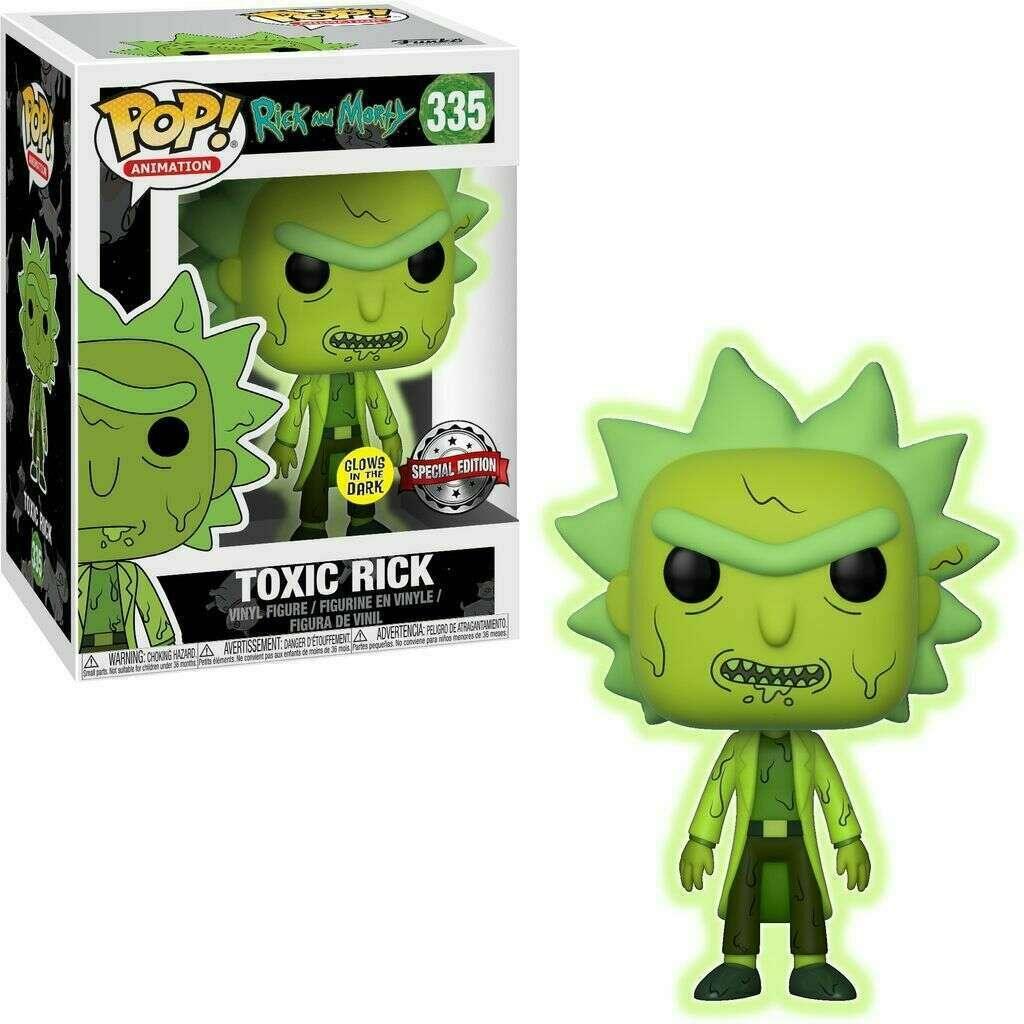 Pop! Animation - Rick and Morty - Toxic Rick - #335 Glows In The Dark & SPECIAL Edition Funko 889698287906