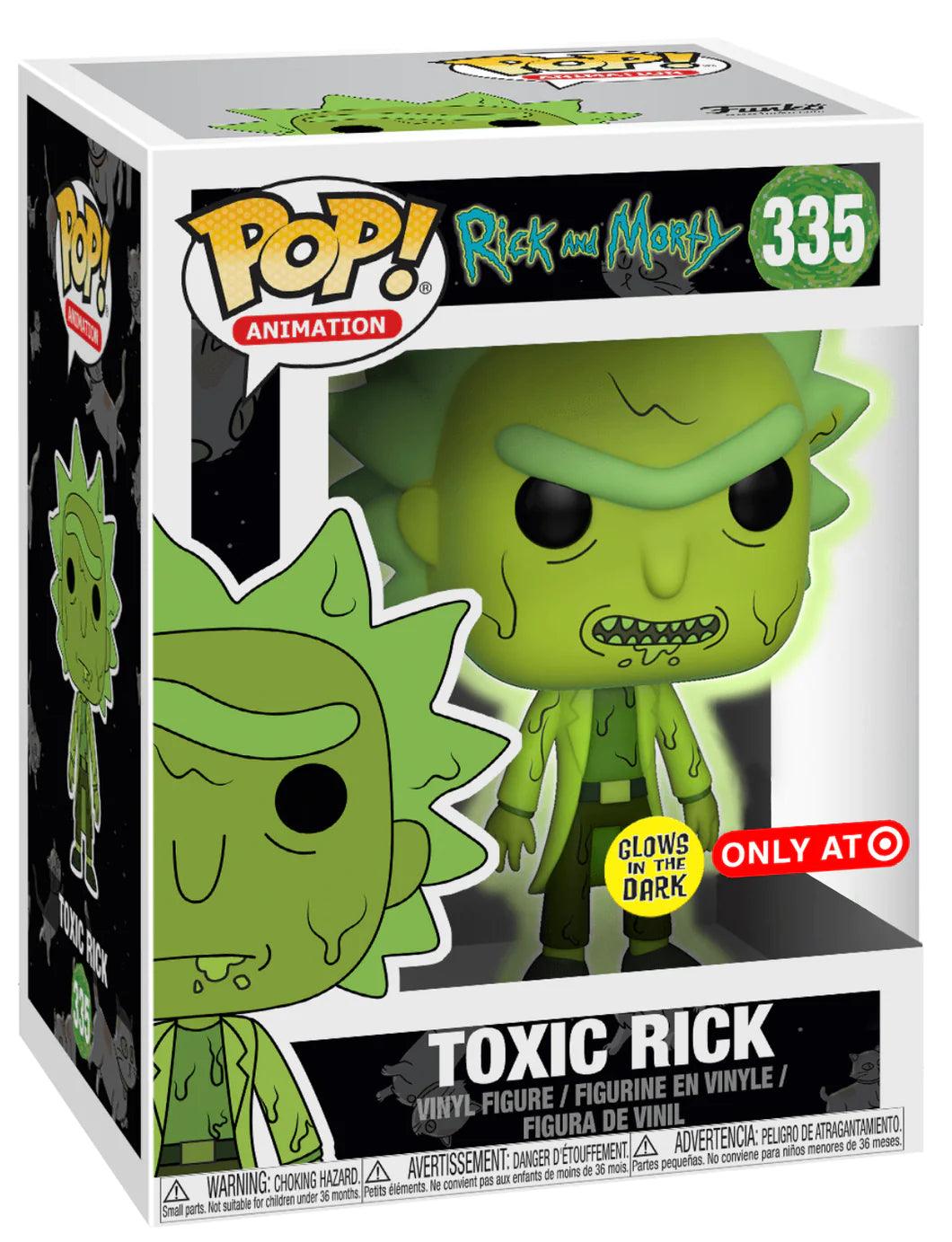 Pop! Animation - Rick and Morty - Toxic Rick - #335 Glows In The Dark & Target EXCLUSIVE Funko 889698287906