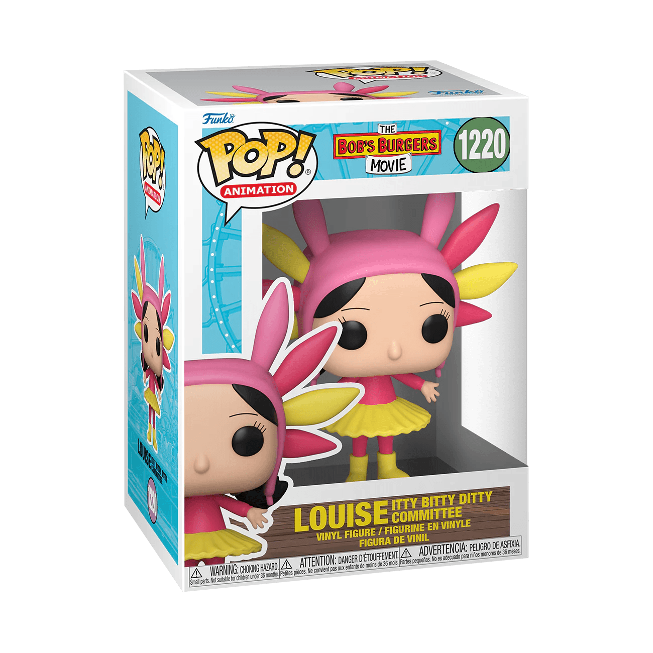 Pop! Animation - The Bob's Burgers Movie - Louise Itty Bitty Ditty Committee - #1220 Funko 889698575959