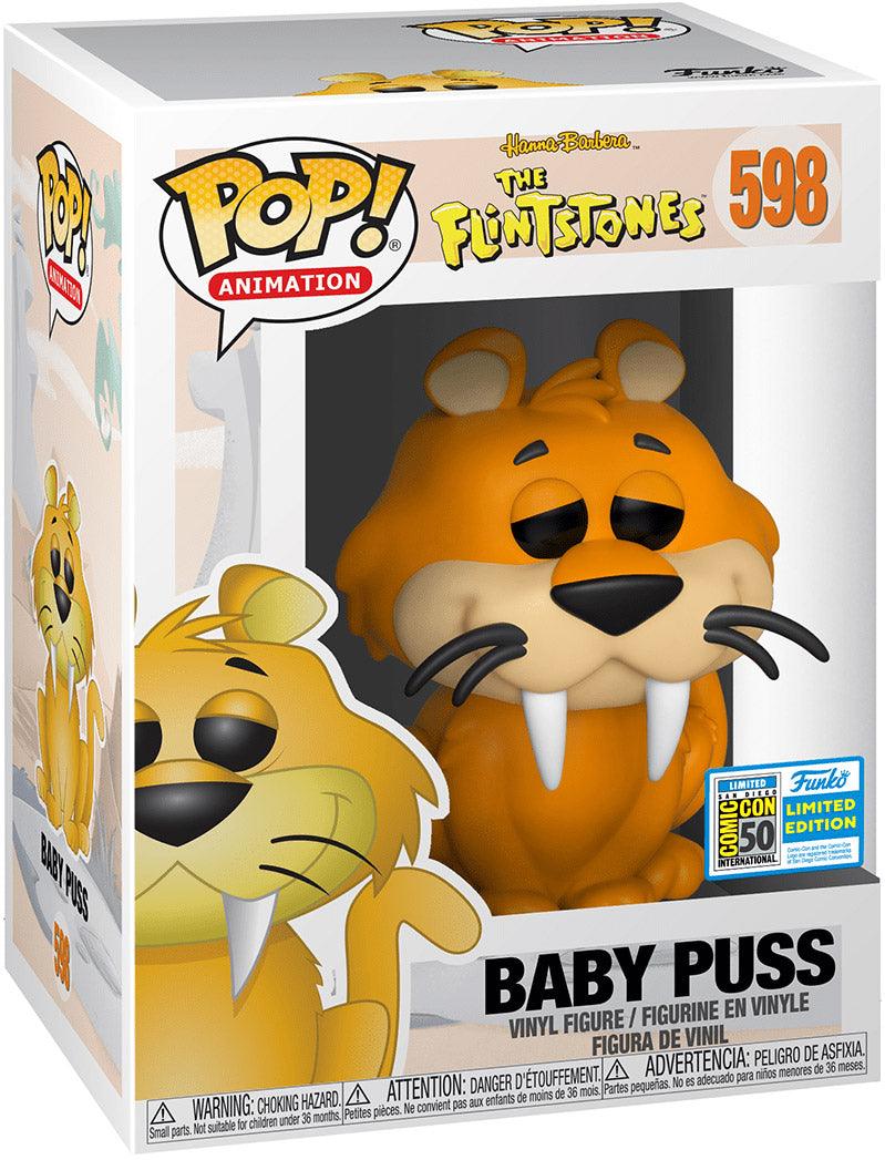 Pop! Animation - The Flintstones - Baby Puss - #598 - LIMITED Edition EXCLUSIVE 2019 San Diego ComicCon Funko 889698402286