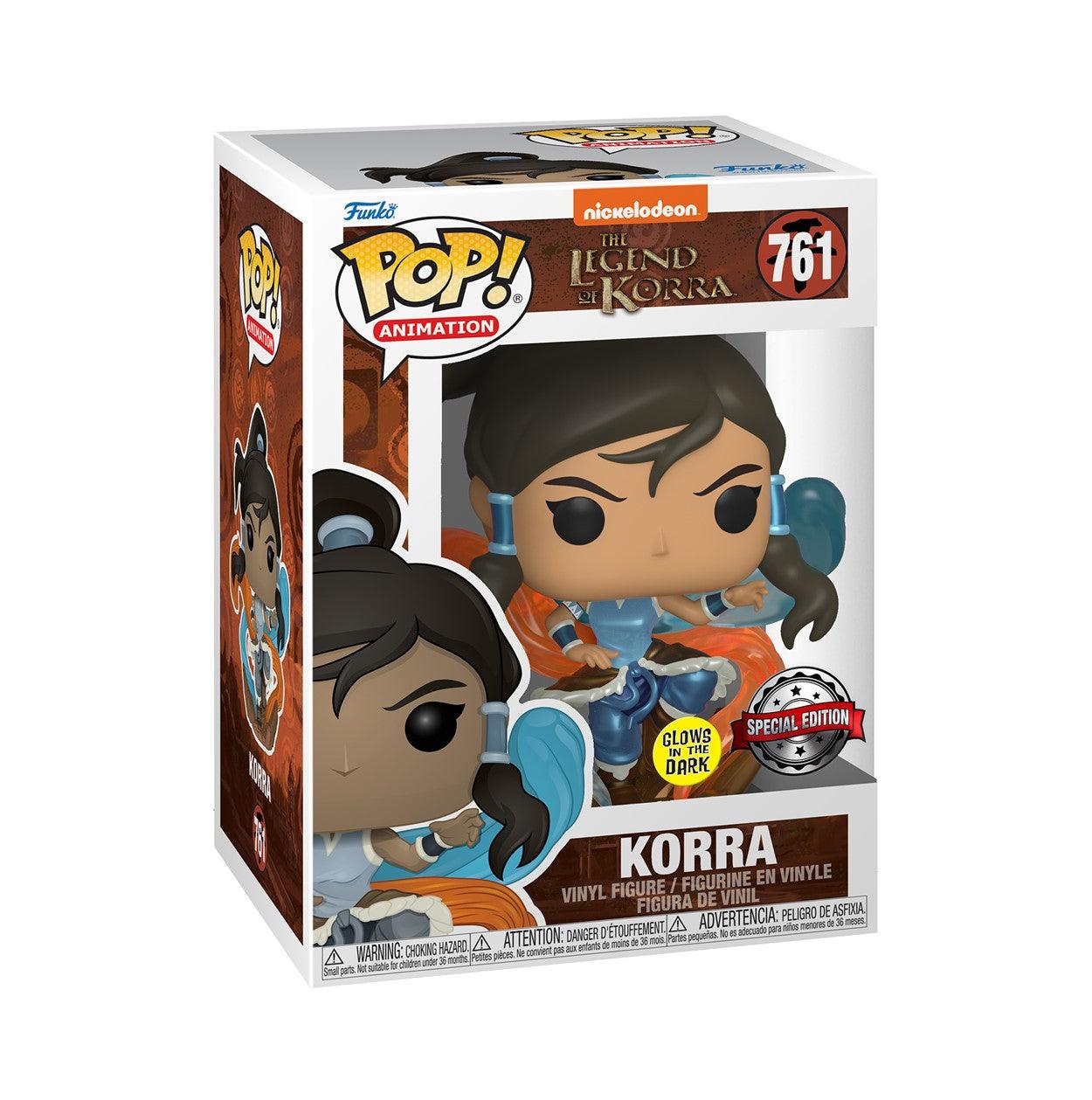 Pop! Animation - The Legend of Korra - Korra - #761 - Glows In The Dark & SPECIAL Edition Funko 889698602877