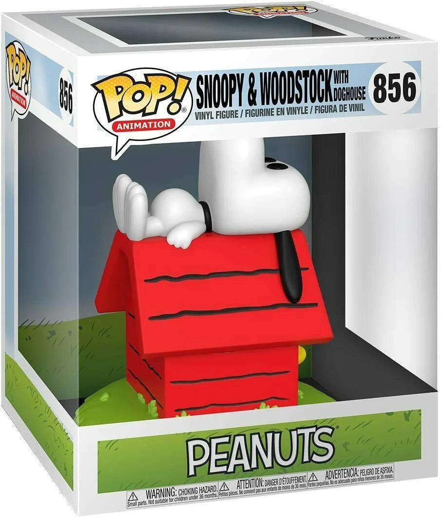 Pop! Deluxe - Animation - Peanuts - Snoopy & Woodstock with Doghouse - #856 Funko 889698508179