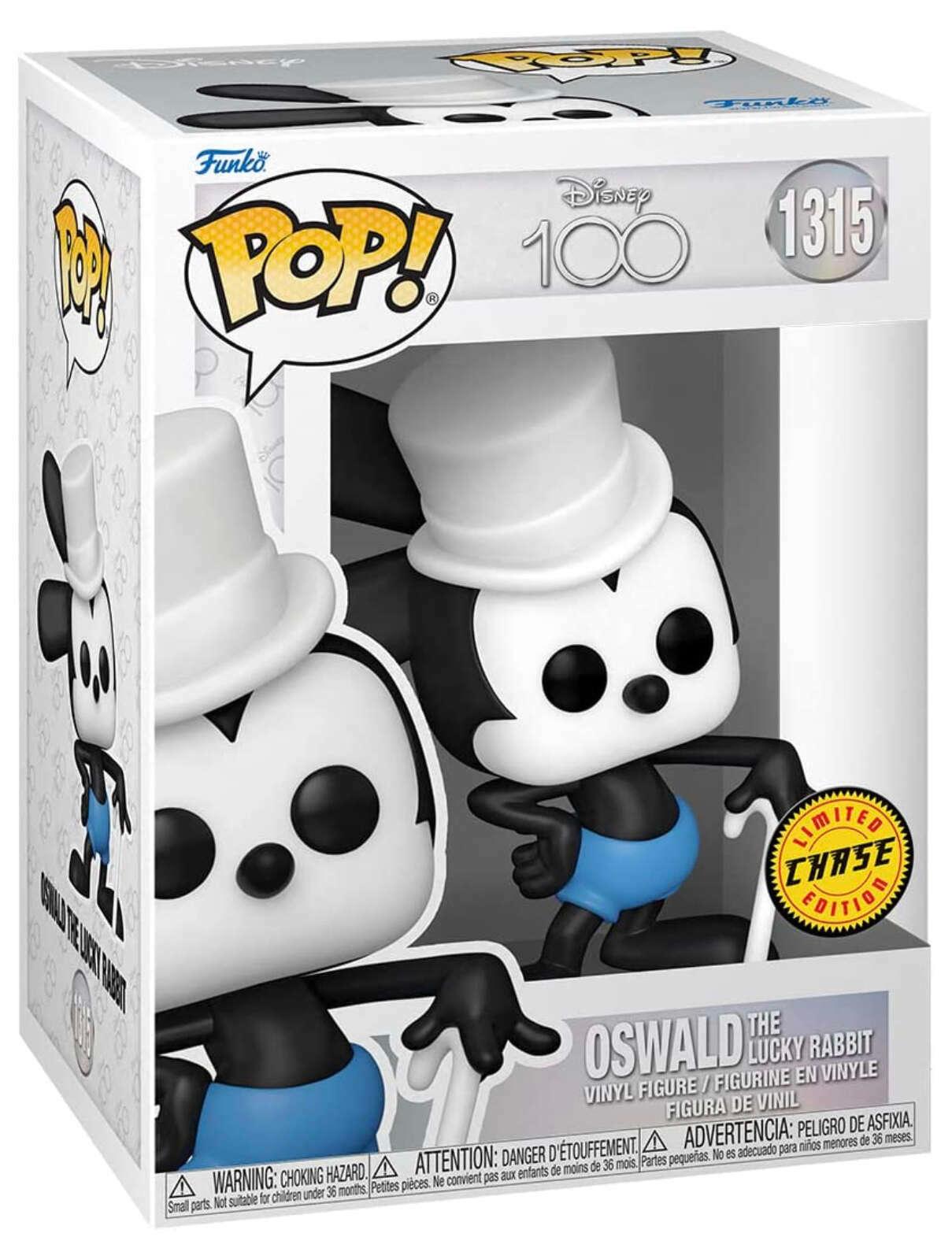 Pop! Disney - 100th Anniversary - Oswald The Lucky Rabbit - #1315 - Limited CHASE Edition Funko 889698679527