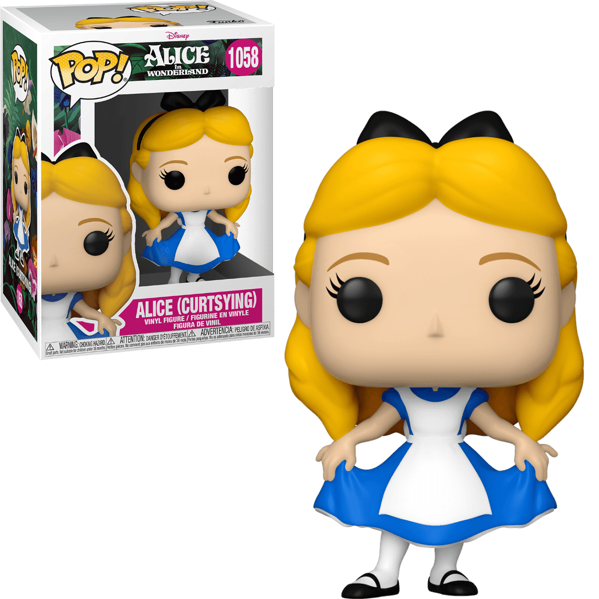 Pop! Disney - Alice In Wonderland - Alice (Curtsying) - #1058 - Hobby Champion Inc