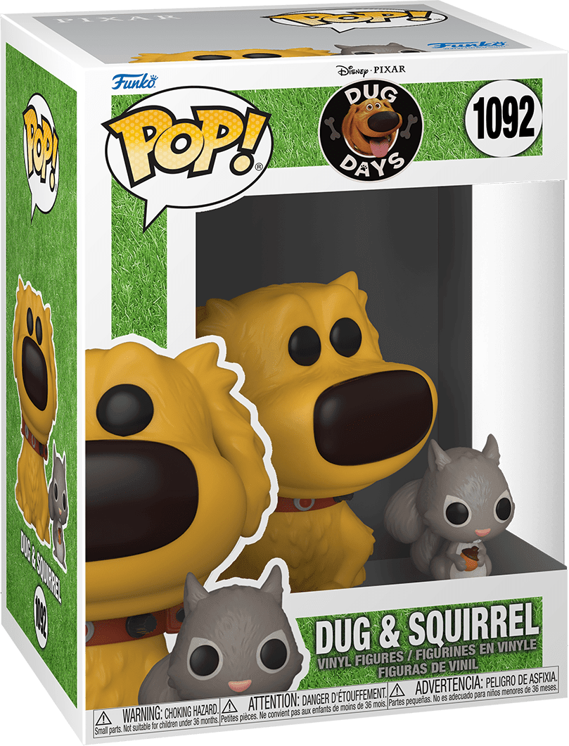 Pop! Disney - Dug Days - Dug & Squirrel - #1092 - Hobby Champion Inc