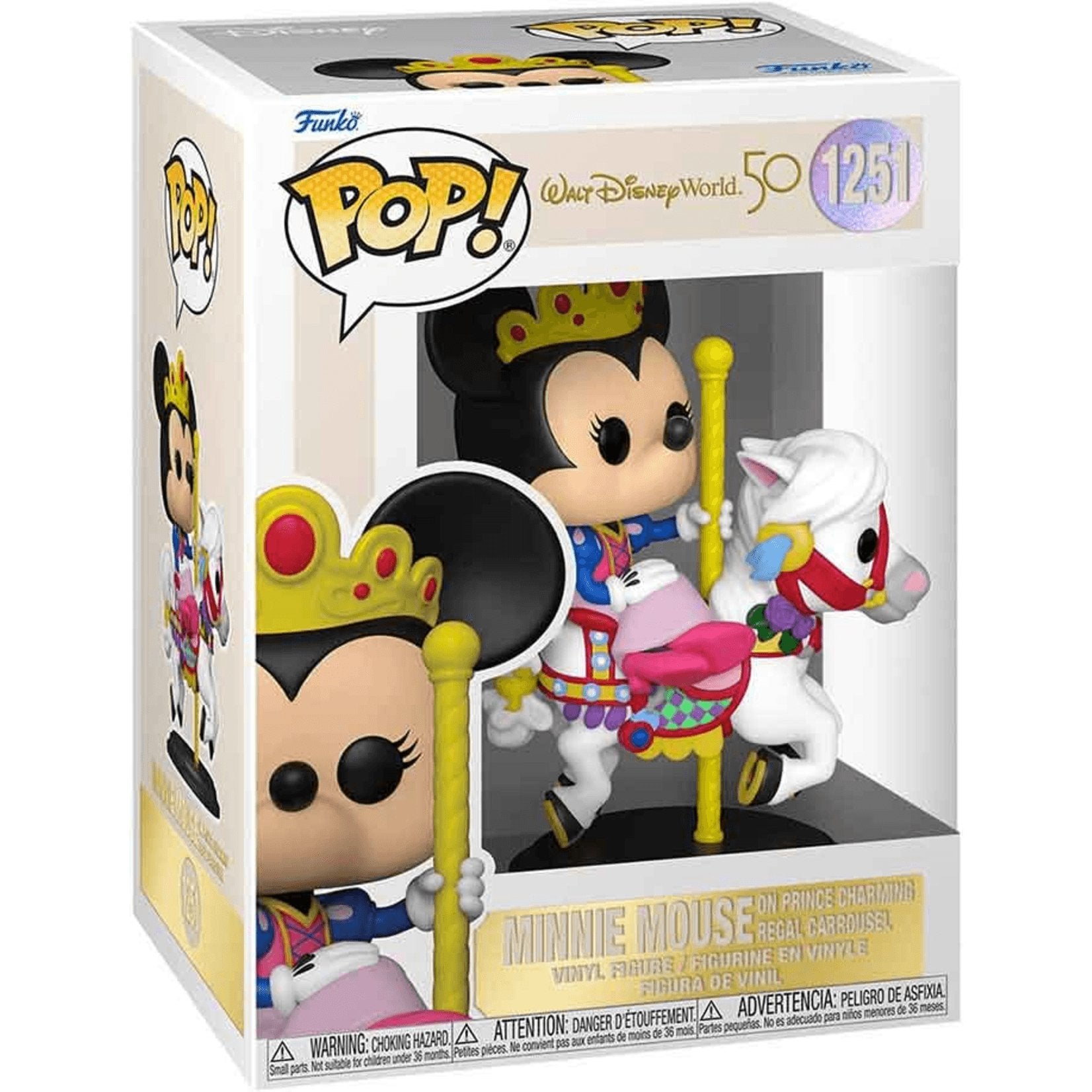 Pop! Disney - Minnie Mouse On Prince Charming Regal Carrousel - #1251 Funko 889698657181