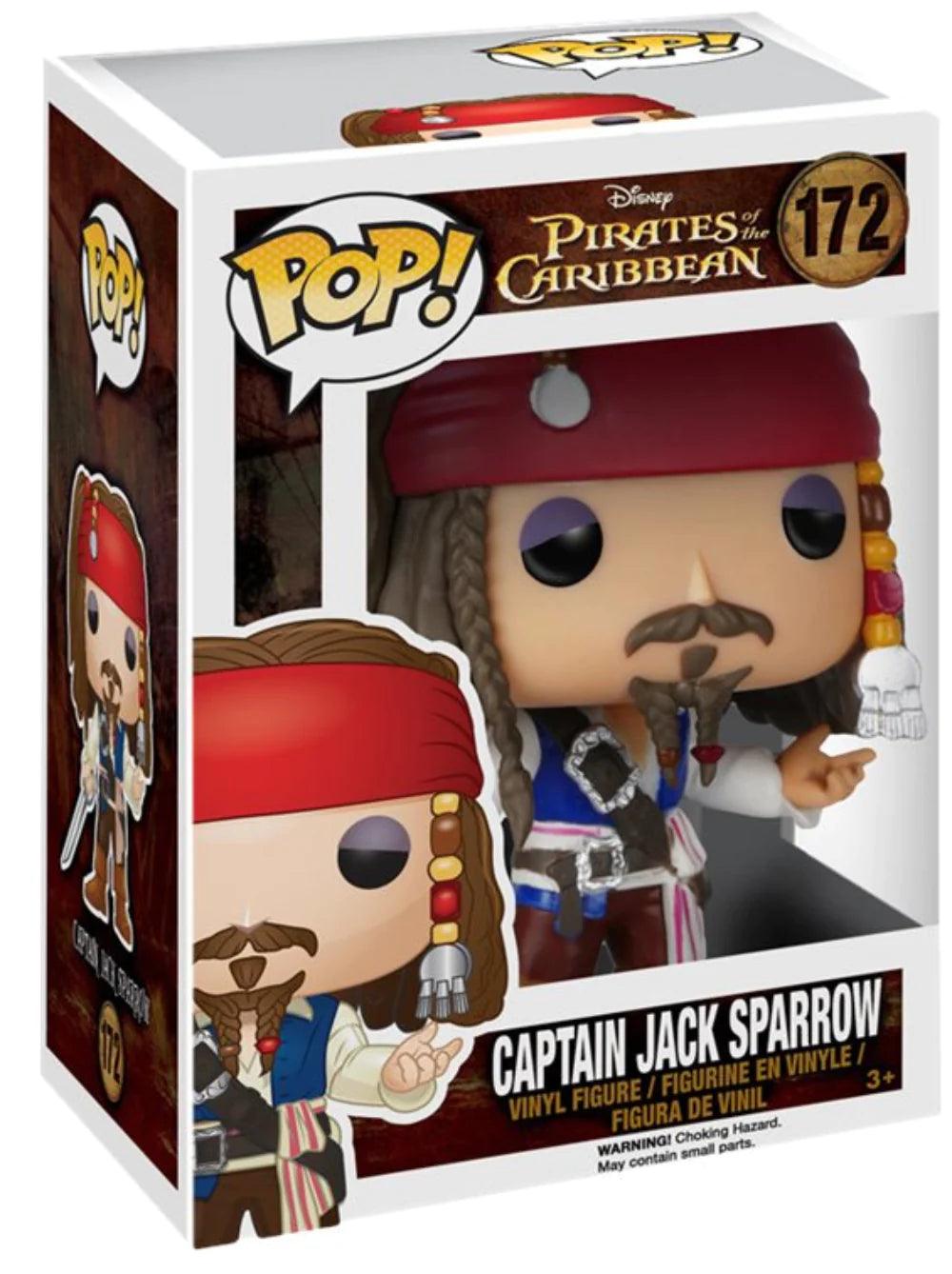 Pop! Disney - Pirates Of The Caribbean - Captain Jack Sparrow - #172 - Hobby Champion Inc