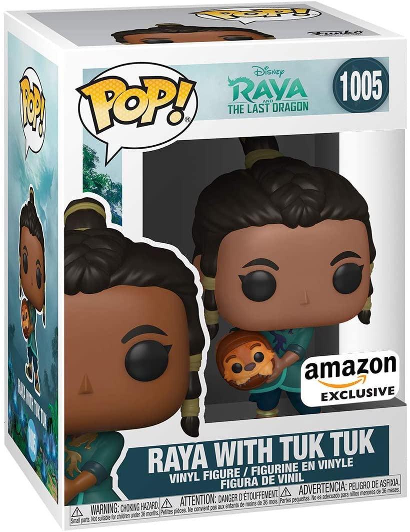 Pop! Disney - Raya And The Last Dragon - Raya With Tuk Tuk - #1005 - Amazon EXCLUSIVE Funko 889698505550