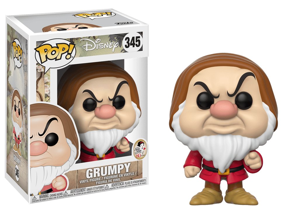 Pop! Disney - Snow White And The Seven Dwarfs - Grumpy - #345 Funko 889698217279