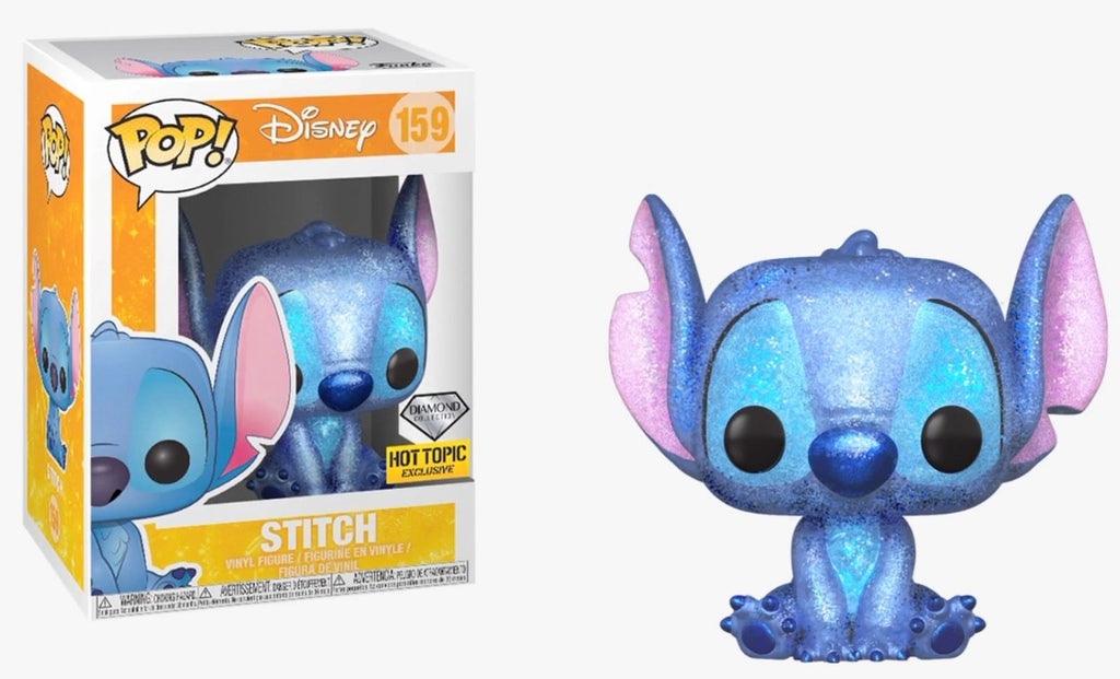 Pop! Disney - Stitch - #159 - DIAMOND Collection & Hot Topic EXCLUSIVE - Hobby Champion Inc