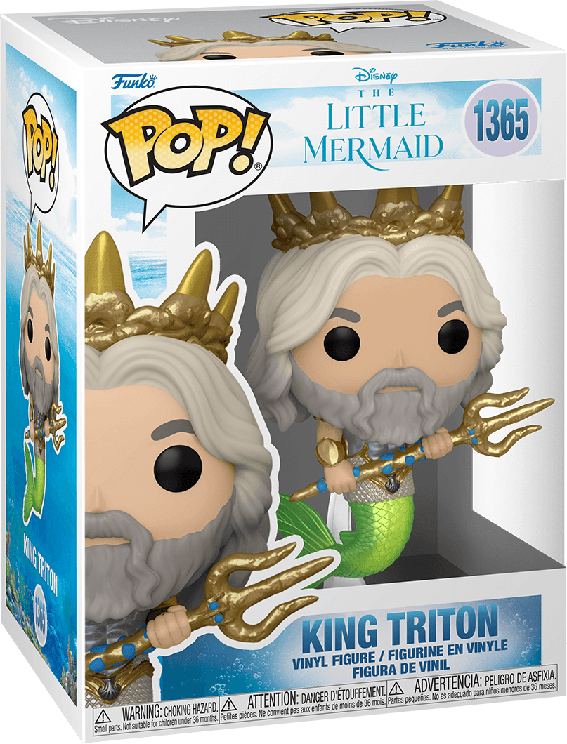 Pop! Disney - The Little Mermaid - King Triton - #1365 - Hobby Champion Inc