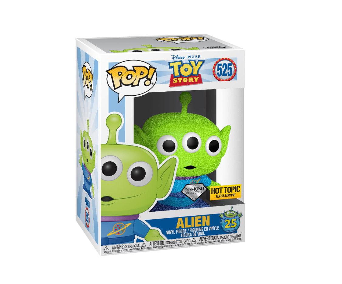 Pop! Disney - Toy Story - Alien - #525 - Diamond Collection & Hot Topic EXCLUSIVE Funko 889698482752