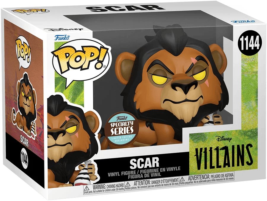 Pop! Disney - Villains - The Lion King - Scar - #1144 - Funko SPECIALITY Series Funko 889698589345