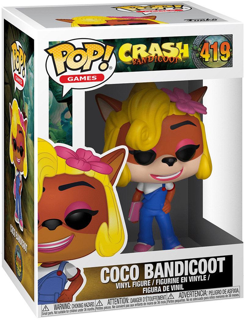 Pop! Games - Crash Bandicoot - Coco Bandicoot - #419 - Hobby Champion Inc