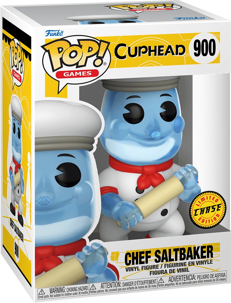 Pop! Games - CupHead - Chef Saltbaker - #900 - LIMITED CHASE Edition Funko 889698614184