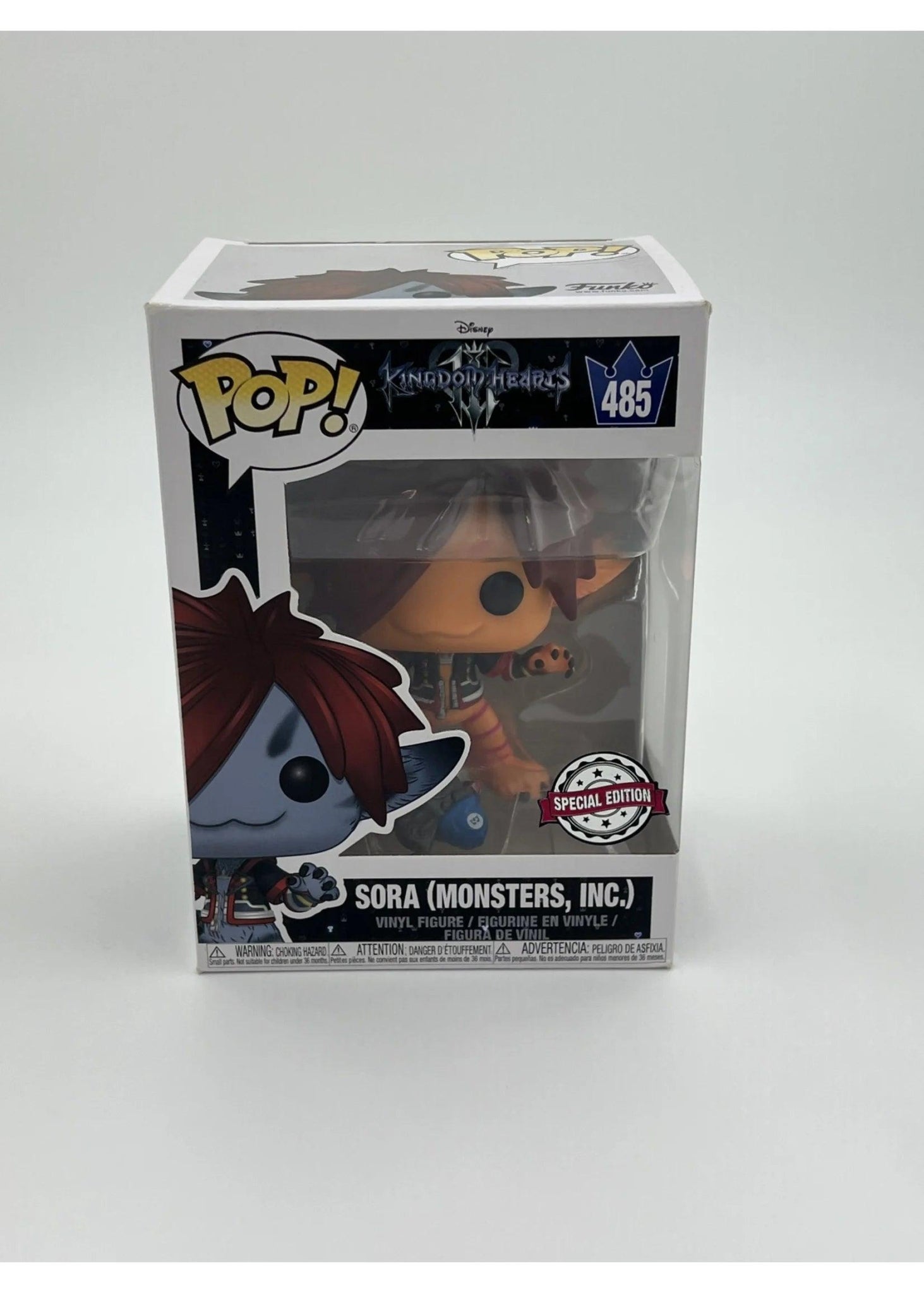 Pop! Games - Disney Kingdom Hearts - Sora (Monsters, Inc.) - #485 - SPECIAL Edition Funko 889698340625