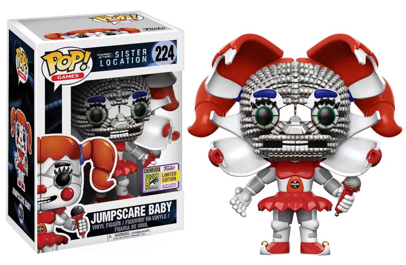 Pop! Games - Five Nights at Freddy's Sister Location - Jumpscare Baby - #224 - 2017 San Diego Comic Con EXCLUSIVE - Hobby Champion Inc